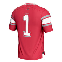 #1 Miami University RedHawks GameDay Greats Football Jersey - Red