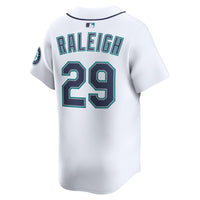 Seattle Mariners Cal Raleigh White Home Limited Player Jersey