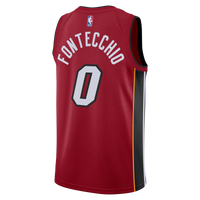 Miami Heat Statement Edition Swingman Jersey - Red - Simone Fontecchio
