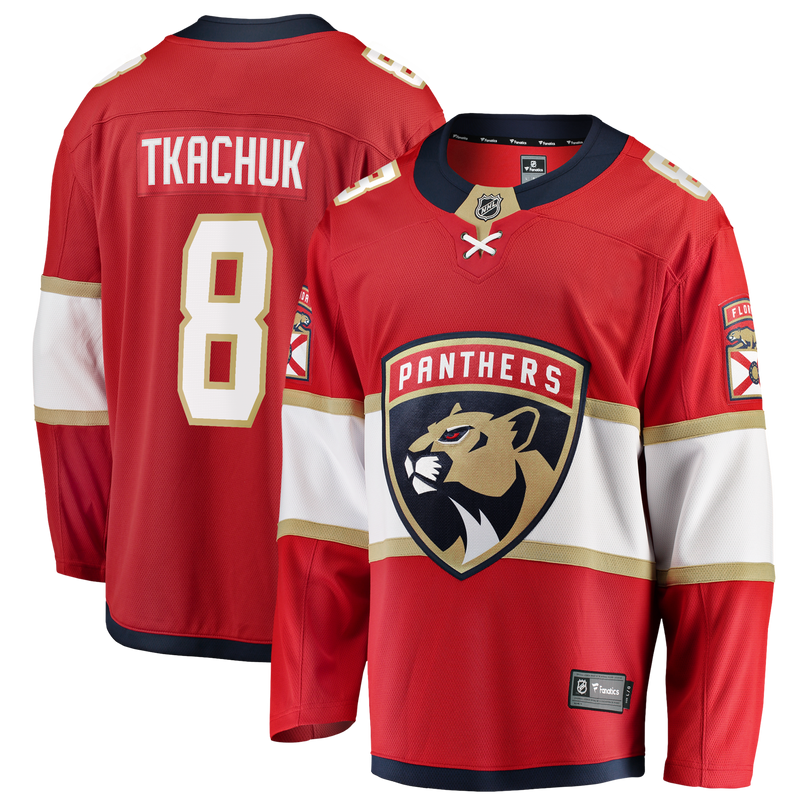 Florida Panthers Brady Tkachuk Red Home Breakaway Jersey
