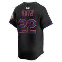 New York Mets Juan Soto Black Alternate Limited Jersey
