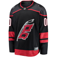 Carolina Hurricanes Black Home Breakaway Custom Jersey