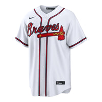 Atlanta Braves Mauricio Dubón White Home Replica Jersey