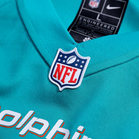 Miami Dolphins Quinn Ewers Aqua Team Game Jersey