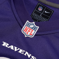 Baltimore Ravens Cornelius Johnson Purple Team Game Jersey