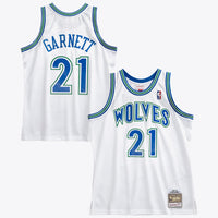Minnesota Timberwolves Kevin Garnett 1995 Swingman Authentic Jersey - White