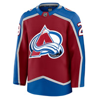 Colorado Avalanche Nathan MacKinnon Burgundy Home Premium Jersey