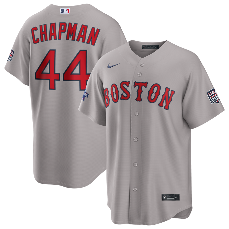 2026 All-Star Game Boston Red Sox Aroldis Chapman Gray Replica Jersey