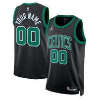 Boston Celtics Statement Edition Swingman Jersey - Black - Custom