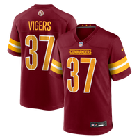 Washington Commanders Car'lin Vigers Burgundy Team Game Jersey