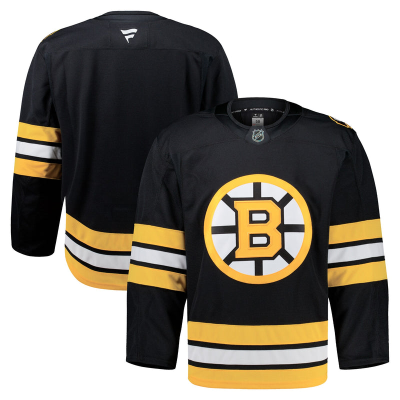 Boston Bruins Black Home Authentic Pro Jersey