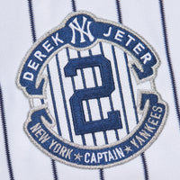 New York Yankees Derek Jeter White 2014 Cooperstown Collection Authentic Throwback Jersey