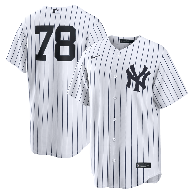 New York Yankees Spencer Jones White Home Replica Jersey