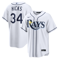 Tampa Bay Rays Liam Hicks White Home Replica Jersey