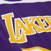 Los Angeles Lakers Shaquille O'Neal 1997 Maxxed Out Fashion Hockey Jersey - Purple