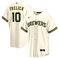 Milwaukee Brewers Sal Frelick Cream Home Replica Player Jersey