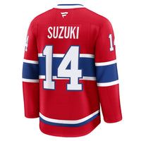 Montreal Canadiens Nick Suzuki Red Home Premium Jersey
