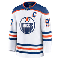 Edmonton Oilers Connor McDavid White Away Premium Jersey