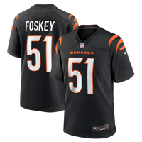 Cincinnati Bengals Isaiah Foskey Black Team Game Jersey