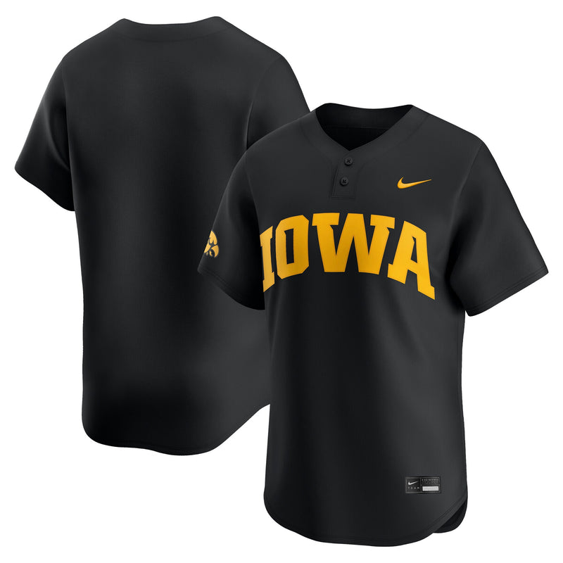Black Iowa Hawkeyes Home Limited Baseball Jersey