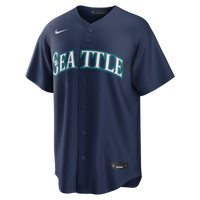 Seattle Mariners Cal Raleigh Navy Road Replica Jersey