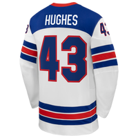 Quinn Hughes White US Hockey 2026 Away Replica Jersey