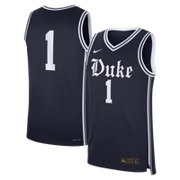 Duke Blue Devils #1 Alternate Replica Basketball Jersey - Navy
