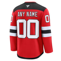 New Jersey Devils Red Home Premium Custom Jersey