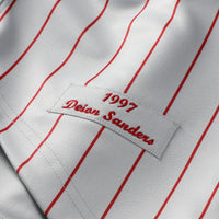 Cincinnati Reds Deion Sanders Gray 1997 Authentic Jersey
