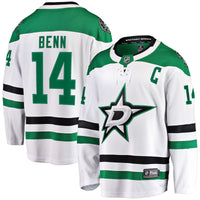 Dallas Stars Jamie Benn White Breakaway Jersey