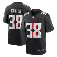Atlanta Falcons Nathan Carter Black Team Game Jersey