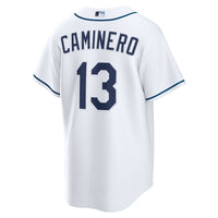Tampa Bay Rays Junior Caminero White Home Replica Jersey