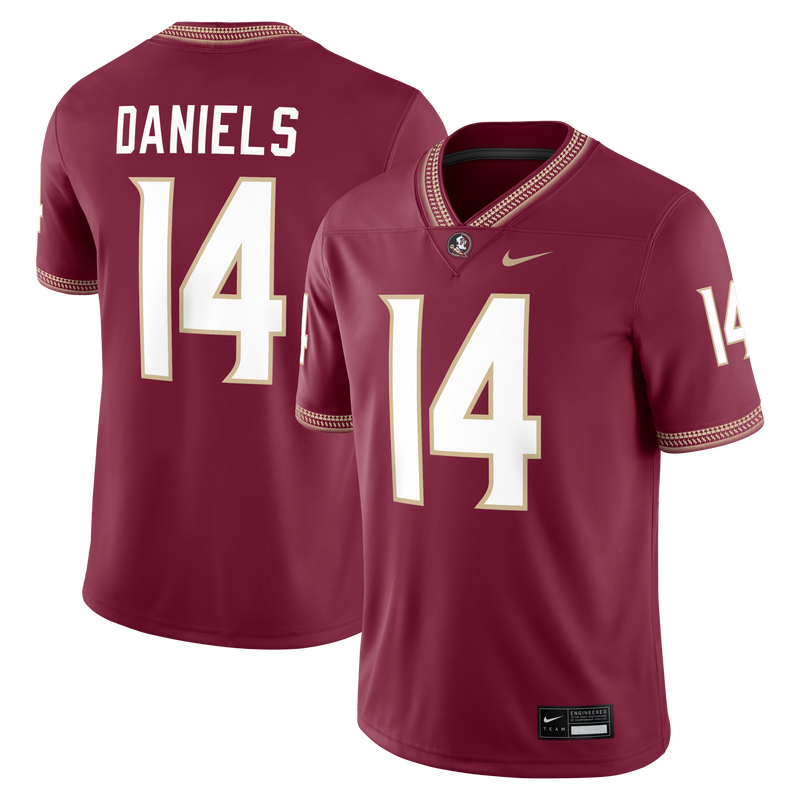 Ashton Daniels Florida State Seminoles Game Football Jersey - Garnet