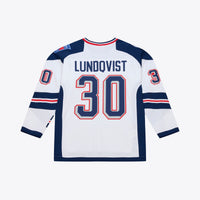 New York Rangers Henrik Lundqvist White 2014 NHL Stadium Series Power Play Jersey
