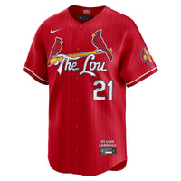 St. Louis Cardinals Lars Nootbaar Red City Connect Limited Player Jersey