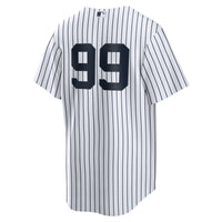 New York Yankees Aaron Judge White Home Replica Player Name Jersey