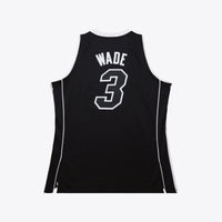 Miami Heat Dwyane Wade 2011 Dark Alternate Authentic Jersey - Black