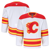Calgary Flames White Away Authentic Pro Jersey