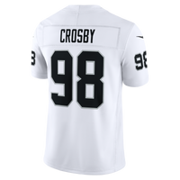 Las Vegas Raiders Maxx Crosby White Vapor F.U.S.E. Stitched Limited Jersey