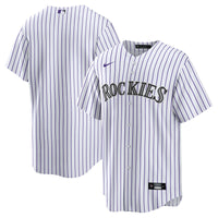 Colorado Rockies White Home Big & Tall Replica Jersey