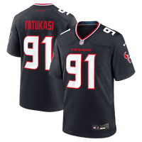 Houston Texans Folorunso Fatukasi Navy Team Game Jersey