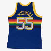 Denver Nuggets Swingman Jersey Road Dikembe Mutombo 1991-92