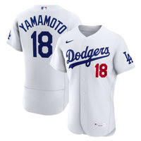 Los Angeles Dodgers Yoshinobu Yamamoto White Home Authentic Jersey