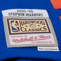 Stephon Marbury Blue New York Knicks 2005/06 Hardwood Classics Swingman Jersey