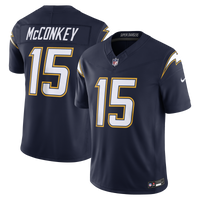 Los Angeles Chargers Ladd McConkey Navy Alternate Super Chargers Vapor F.U.S.E. Stitched Limited Jersey