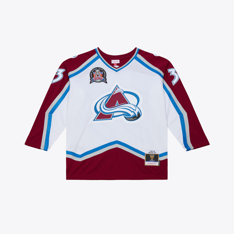 Colorado Avalanche Patrick Roy White 1995 Power Play Jersey