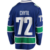 Vancouver Canucks Filip Chytil Blue Home Breakaway Jersey