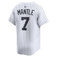 New York Yankees Mickey Mantle White Home Limited Player Jersey