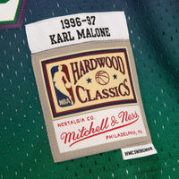 Utah Jazz Karl Malone 1996 Reload Swingman Authentic Jersey - Green