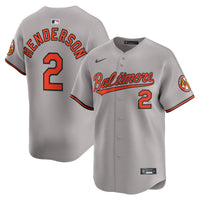 Baltimore Orioles Gunnar Henderson Gray Road Limited Player Jersey